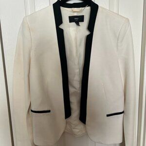 Stunning Mango white and black blazer